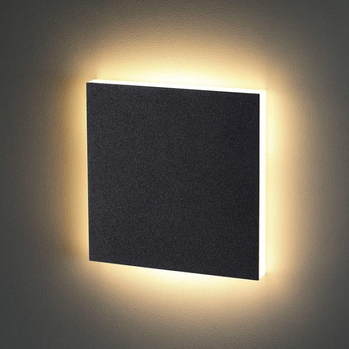 Lámpara de pared exterior cuadro