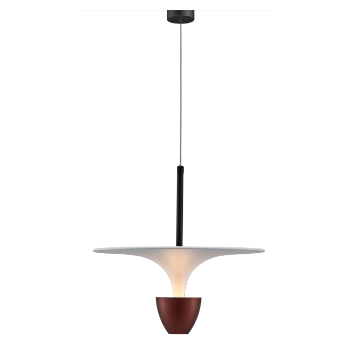 Lámpara colgante led estilo  nórdico (café, blanco o negro)
