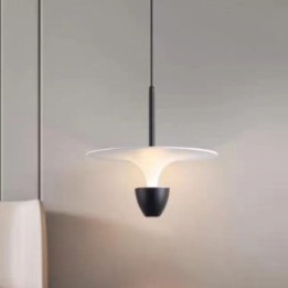 Lámpara colgante led estilo  nórdico (café, blanco o negro)
