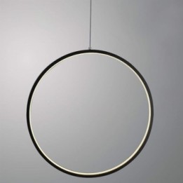 Lámpara colgante aro led (blanca o negra)