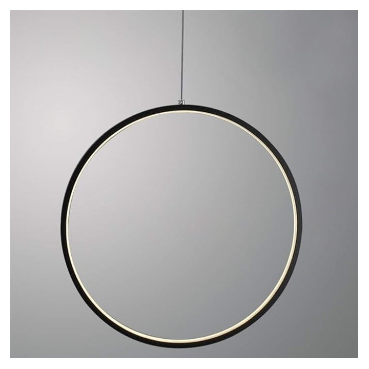 Lámpara colgante aro led (blanca o negra)
