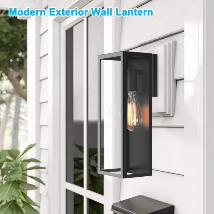 Lámpara de Pared Tipo Farol Moderno (1 Unidad)
