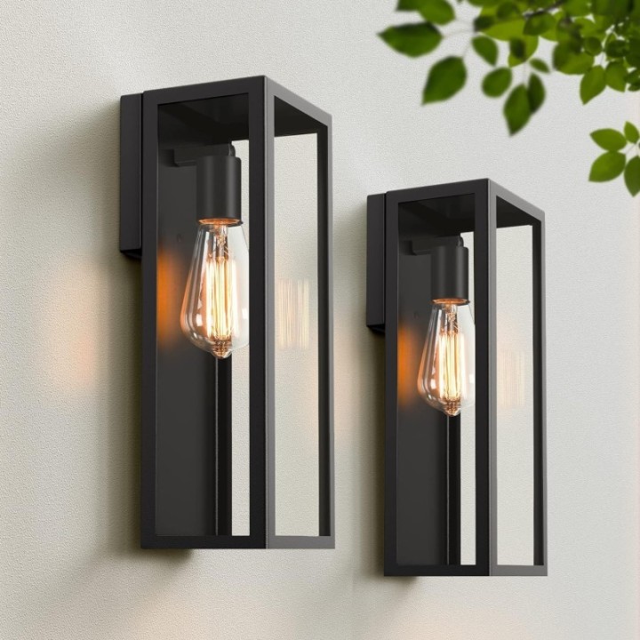 Lámpara de Pared Tipo Farol Moderno (1 Unidad)