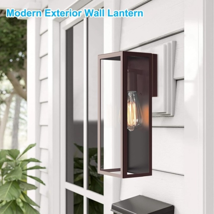 Lámpara de Pared Tipo Farol Moderno (1 Unidad)