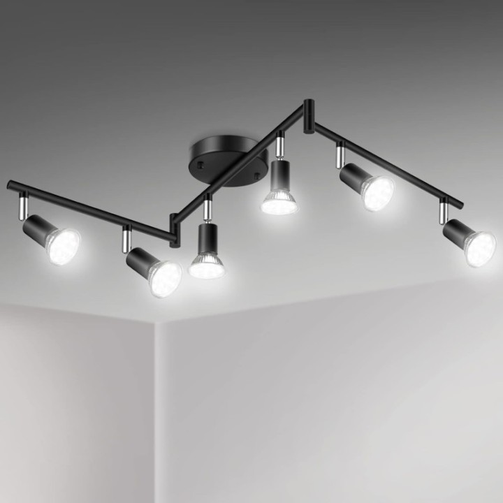 Riel de cielo 6 luces
