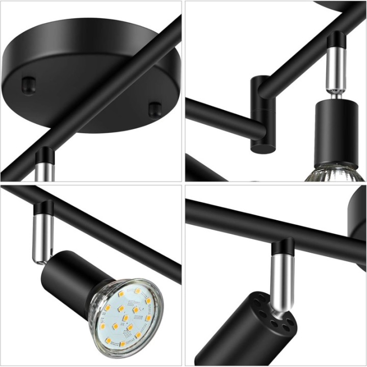 Riel de cielo 6 luces