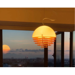 Lámpara colgante atardecer