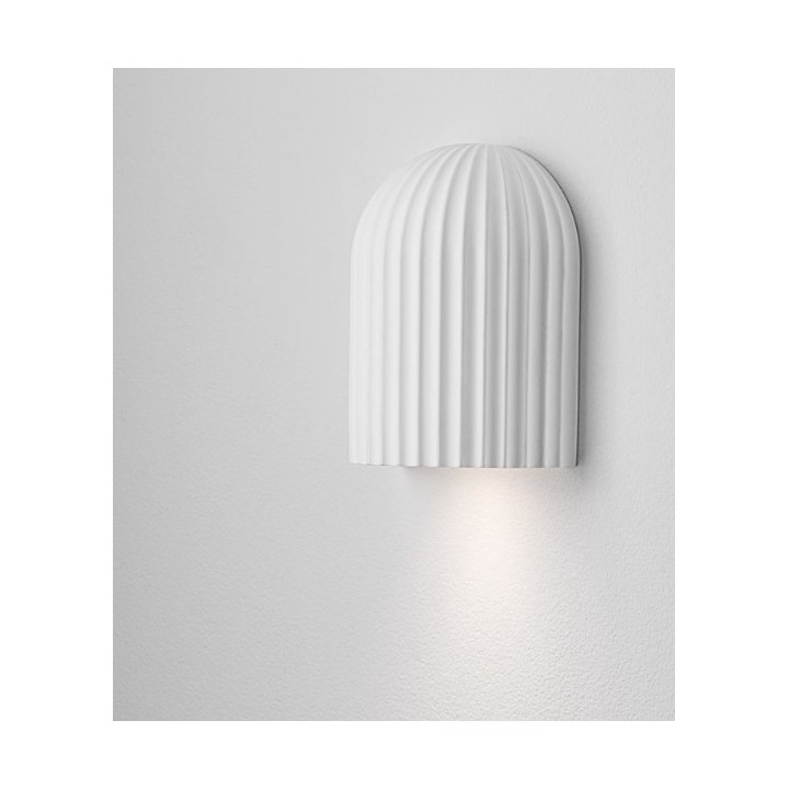 Lámpara de pared de resina color blanco o café