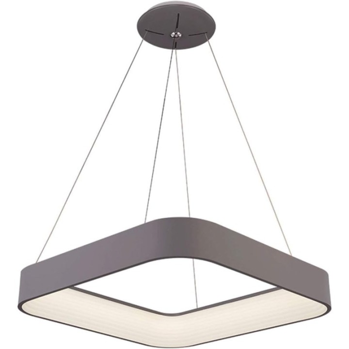 Lámpara colgante tipo cuadro LED color gris o blanco