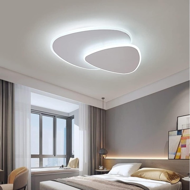 Lámpara de cielo elegante blanca