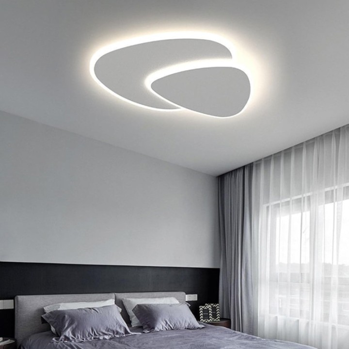 Lámpara de cielo elegante blanca