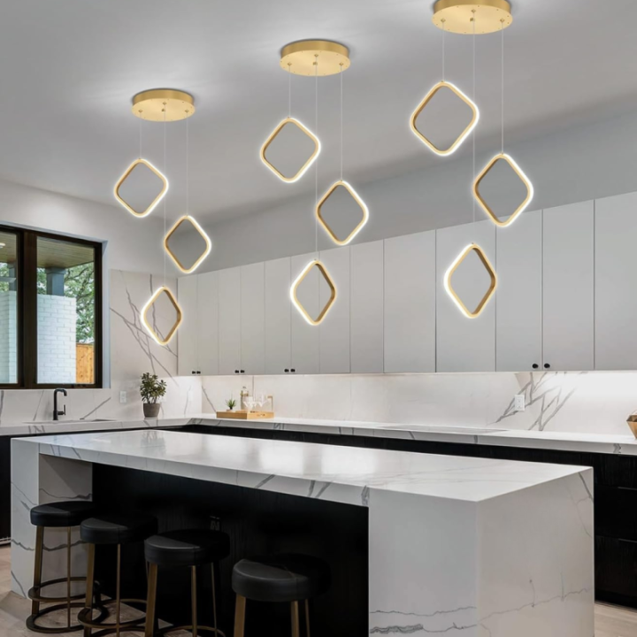 Lámpara colgante irregular luz LED
