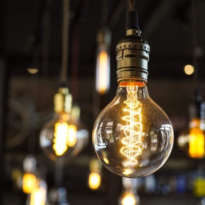 Foco Vintage Esfera Luz cálida Incandescente