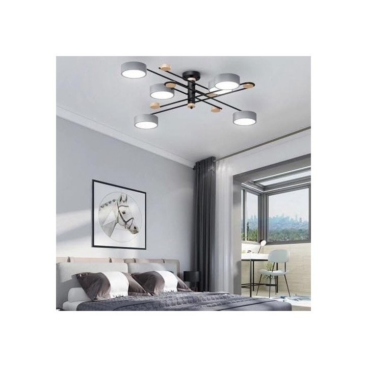 Lámpara de cielo LED con 6 luces