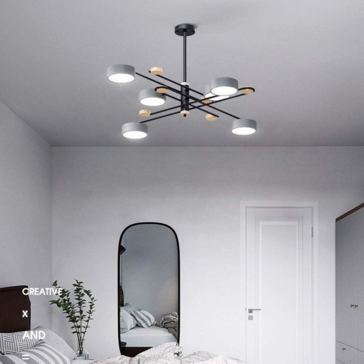 Lámpara de cielo LED con 6 luces
