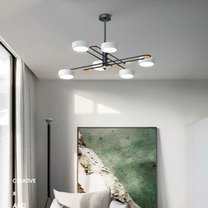 Lámpara de cielo LED con 6 luces