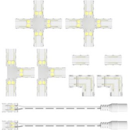 Kit de Conectores de Tira LED COB de 8mm