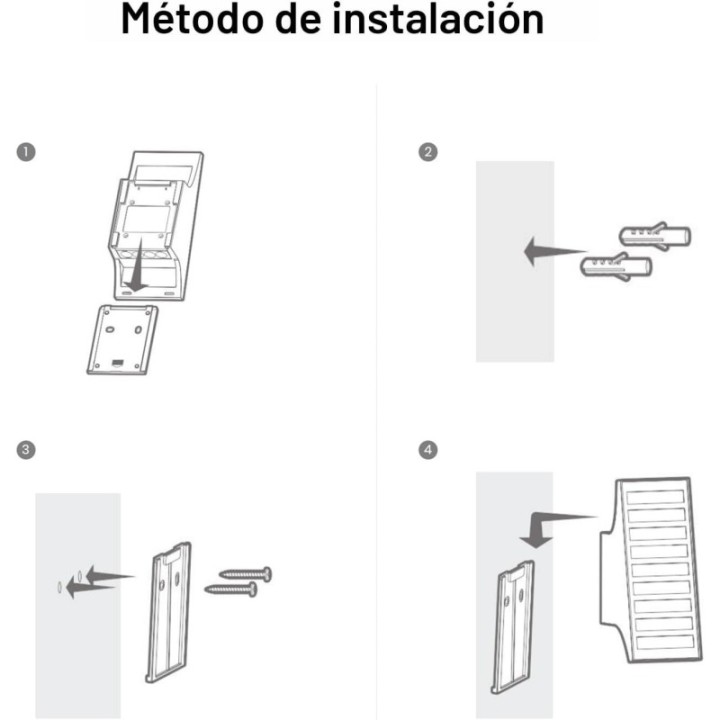 Lámpara solar de pared estilo moderno (2 unidades)