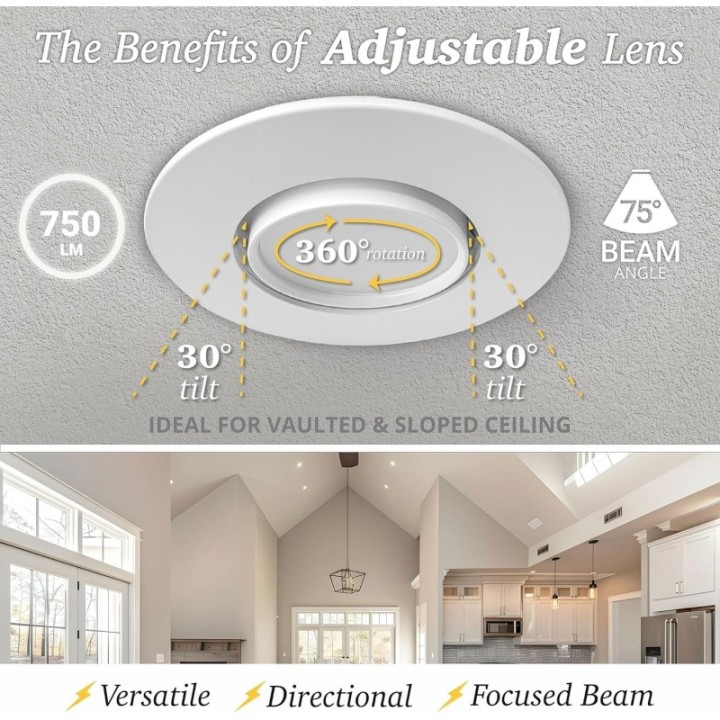 Luces LED empotrables dirigibles