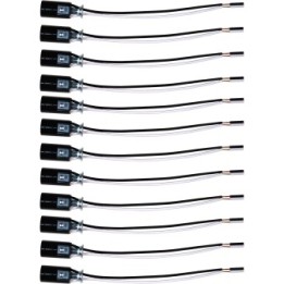 Portabombillo E12 con cable de 6 pulgadas