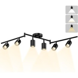 Riel de 6 luces