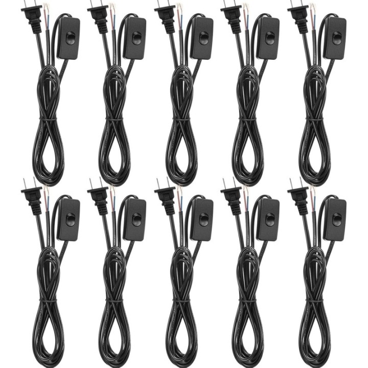 Cable con enchufe e interruptor