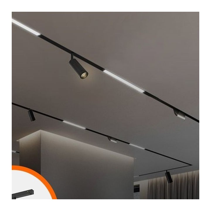 RIEL MAGNETICO EMPOTRADO 1MT