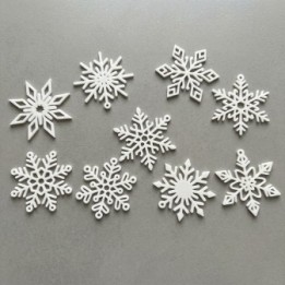 Copos de Nieve (9 unidades)