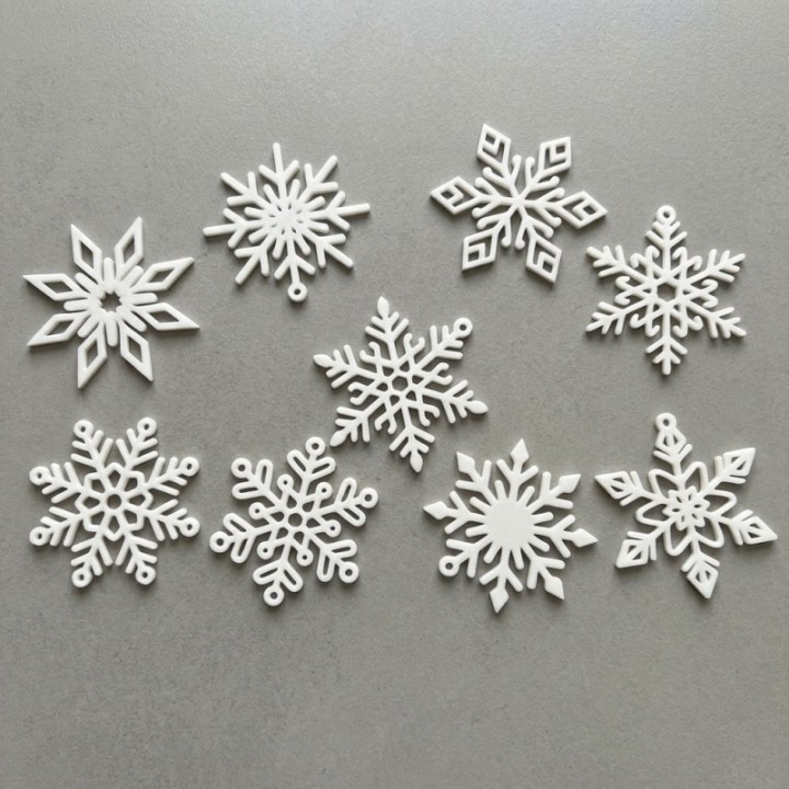 Copos de Nieve (9 unidades)