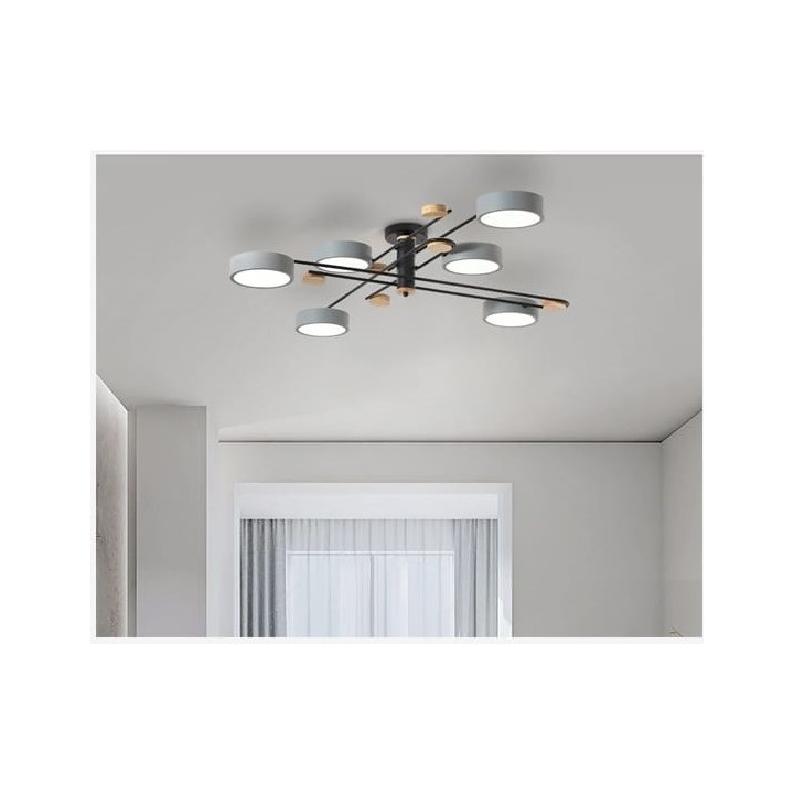 Lámpara de cielo LED con 6 luces