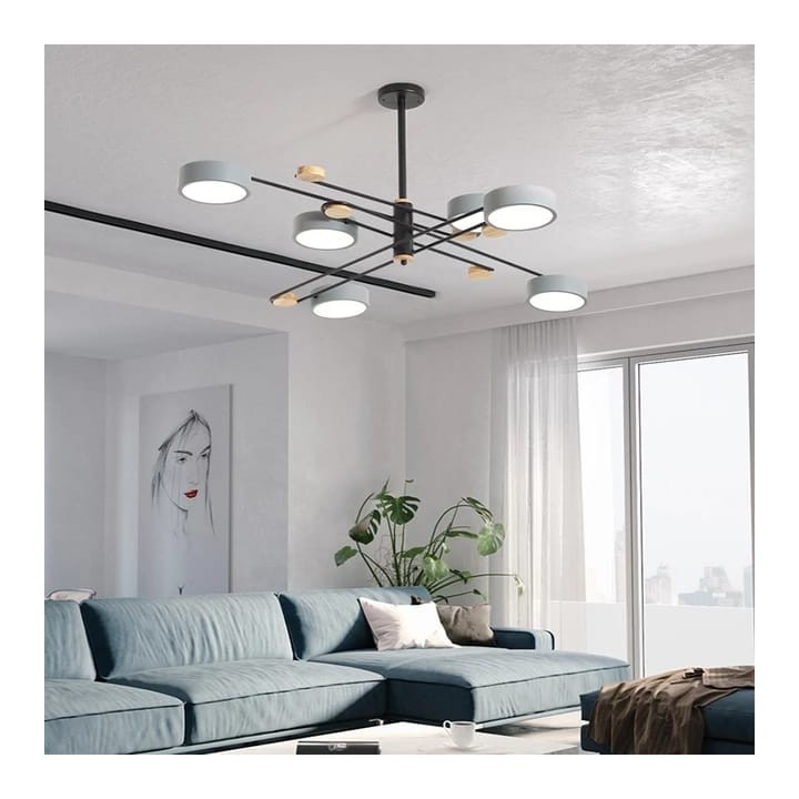 Lámpara de cielo LED con 6 luces
