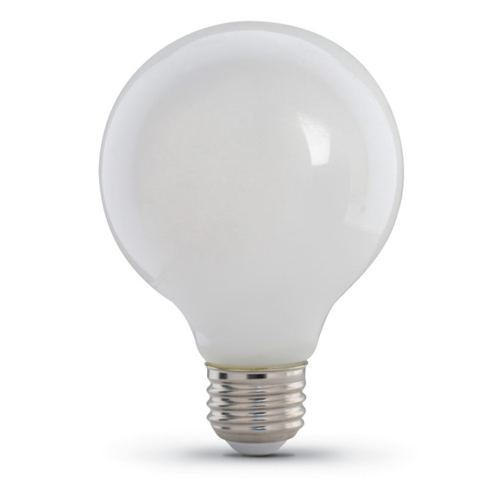 Foco G25 luz cálida vidrio blanco
